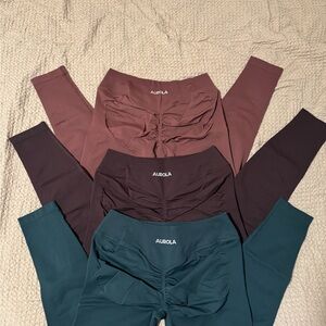 3 aurola scrunch butt leggings